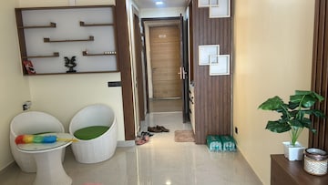 Building Lobby in Studio Apartment at Gaur City Center, Sector 4, Greater Noida – for Rent