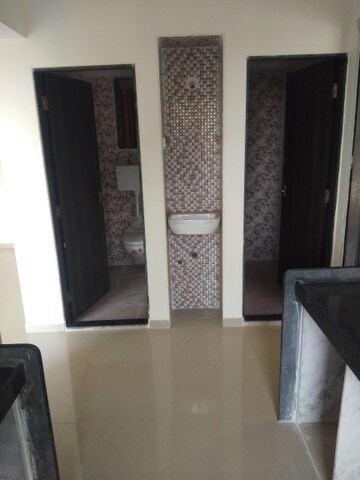 Bathroom in 1 BHK Apartment at Ravi Gaurav Samruddhi, Mira Road East – for Rent