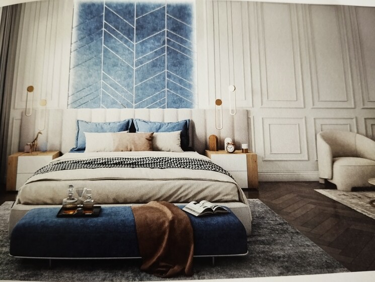 Bedroom, lansum-elena 4 Bedroom 3775 Sq.Ft. Apartment In Kokapet Hyderabad 8098973