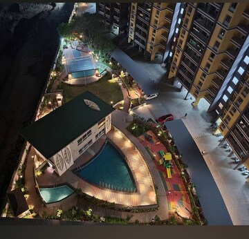 Swimming Pool in 2 BHK Builder Floor at Goel Ganga Serio, Kharadi – for Rent