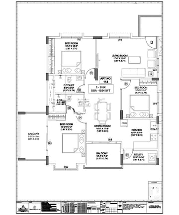 3 BHK Apartment For Resale in Disha Central Park Varthur Road Bangalore  8099225