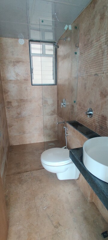 Bathroom in 2 BHK Builder Floor at Goel Ganga Serio, Kharadi – for Rent