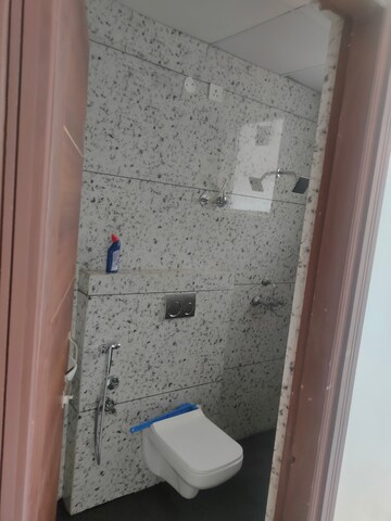 Bathroom in 3 BHK Apartment at MS Enclave Zirakpur, Dhakoli Village – for Rent