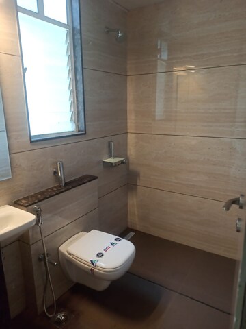 Attached Bathroom in 3 BHK Apartment at Kumar Hill View Residency, Kothrud – for Rent