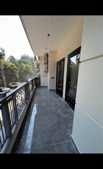 Balcony in 3 BHK Builder Floor at Kalkaji – for Rent