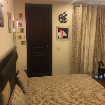 Bedroom in 1.5 BHK Builder Floor at Greater Kailash I – for Rent