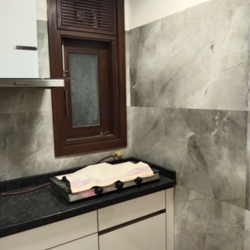 Kitchen in 3 BHK Builder Floor at Greater Kailash ii – for Rent