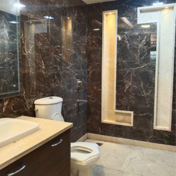 Bathroom in 3 BHK Builder Floor at Greater Kailash ii – for Rent