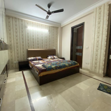 Bedroom in 3 BHK Builder Floor at Greater Kailash ii – for Rent