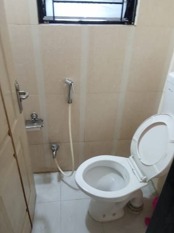 Bathroom in 1 BHK Apartment at Magarpatta City Zinnia, Hadapsar – for Rent