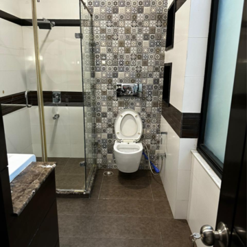 Bathroom in 4 BHK Builder Floor at Soami Nagar – for Rent