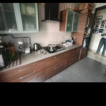 Kitchen in 3 BHK Builder Floor at Navjeevan Vihar – for Rent