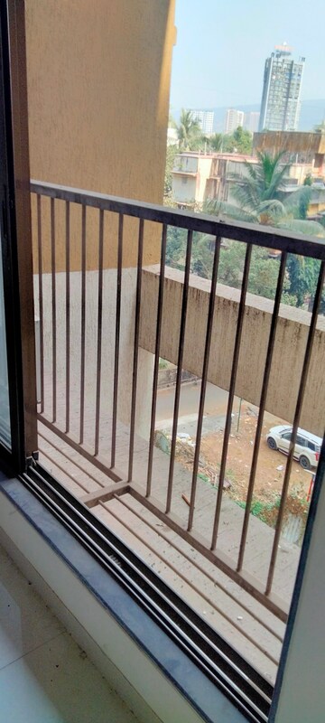 Balcony in 1 BHK Apartment at Chandak Nishchay, Borivali East – for Rent