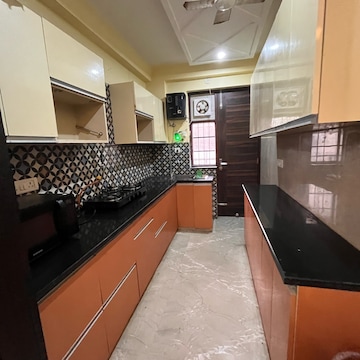 Kitchen in 3 BHK Builder Floor at Ansal Sushant Lok I, Sector 43 – for Rent