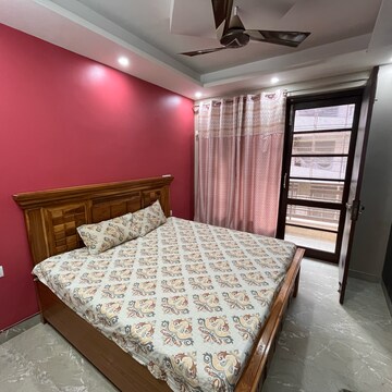 Bedroom in 3 BHK Builder Floor at Ansal Sushant Lok I, Sector 43 – for Rent