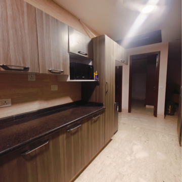 Kitchen in 3 BHK Builder Floor at Greater Kailash Part 3 – for Rent