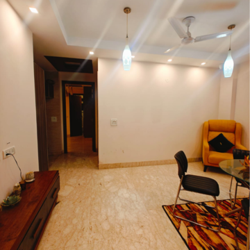 Living Room in 3 BHK Builder Floor at Greater Kailash Part 3 – for Rent