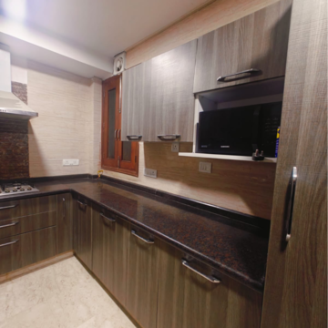 Kitchen in 3 BHK Builder Floor at Greater Kailash Part 3 – for Rent