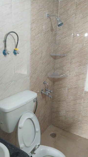 Bathroom in 3 BHK Apartment at Nimbus Express Park View - II, Chi V Greater Noida – for Rent