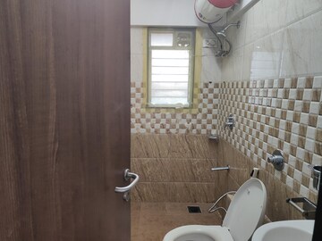 Bathroom in 1 BHK Apartment at Shivalik Bandra North Gulmohar Avenue, Bandra East – for Rent