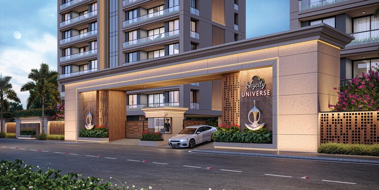 Exterior View, vip road vesu 3 Bedroom 2571 Sq.Ft. Apartment In Vip Road Vesu Surat 8099848
