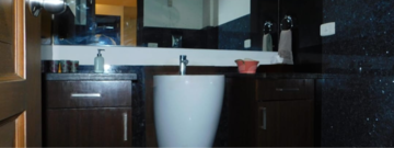 Bathroom in 2 BHK Builder Floor at Greater Kailash ii – for Rent