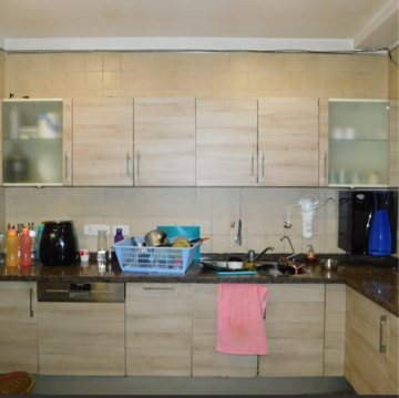 Kitchen in 2 BHK Builder Floor at Greater Kailash ii – for Rent