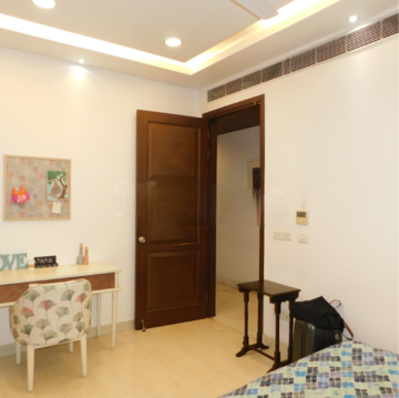 Bedroom in 2 BHK Builder Floor at Greater Kailash ii – for Rent