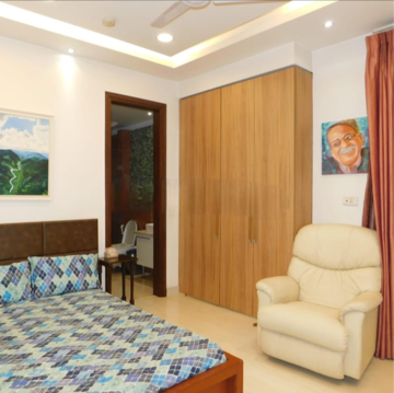 Bedroom in 2 BHK Builder Floor at Greater Kailash ii – for Rent