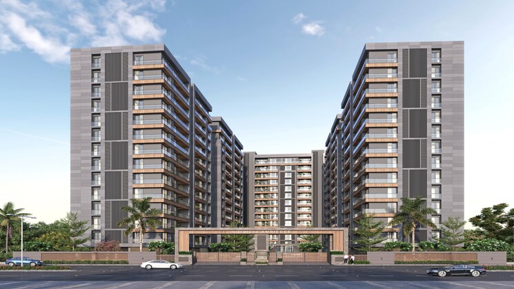 Exterior View, vesu 4 Bedroom 3325 Sq.Ft. Apartment In Vesu Surat 8100050