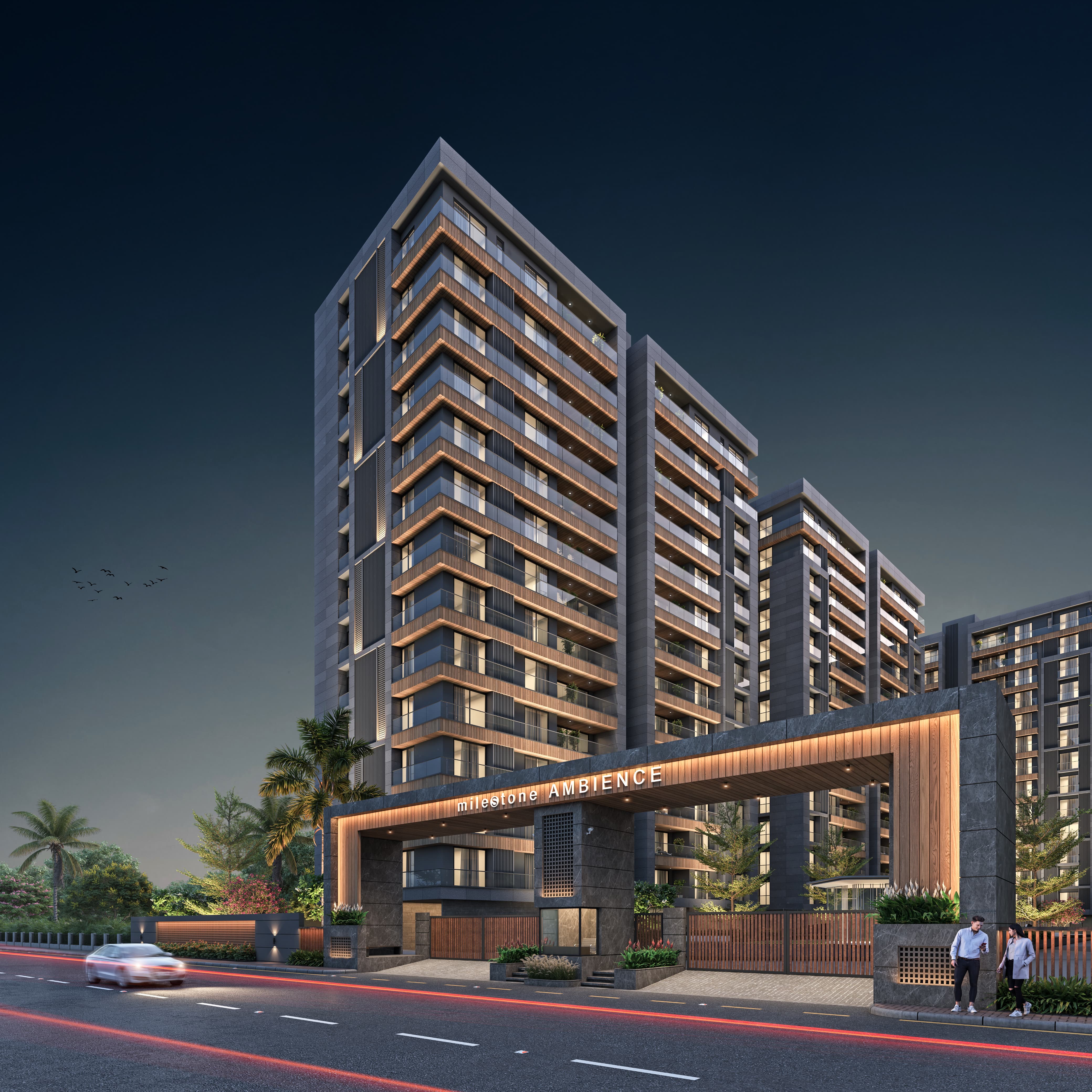 4 BHK + Pooja Room Apartment For Sale in Milestone Ambience, Vesu 