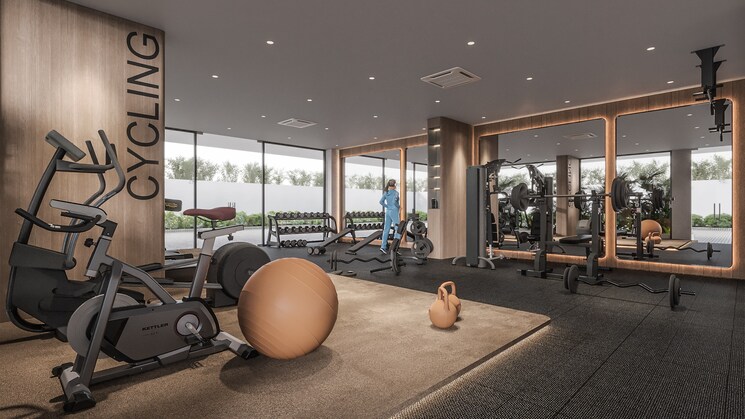 Gym, vesu 4 Bedroom 3325 Sq.Ft. Apartment In Vesu Surat 8100050