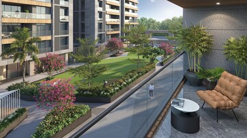 Balcony in 4 BHK Apartment at Vesu – for Sale