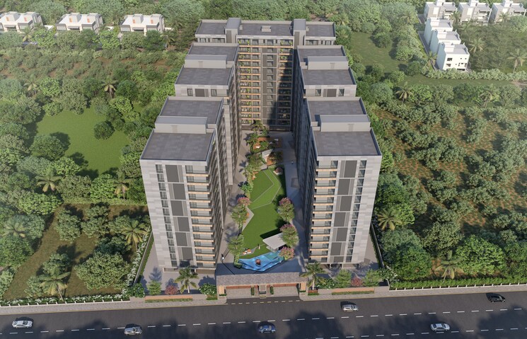 Exterior View, vesu 4 Bedroom 3325 Sq.Ft. Apartment In Vesu Surat 8100050
