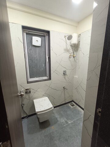 Bathroom in 2 BHK Apartment at Sanjar Fortune Heights, Kandivali West – for Rent
