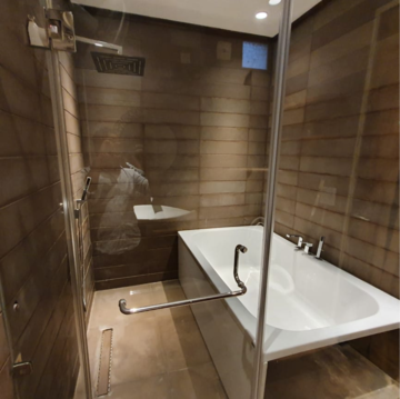 Bathroom in 3 BHK Builder Floor at Greater Kailash ii – for Rent