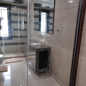 Attached Bathroom in 3 BHK Builder Floor at Greater Kailash ii – for Rent