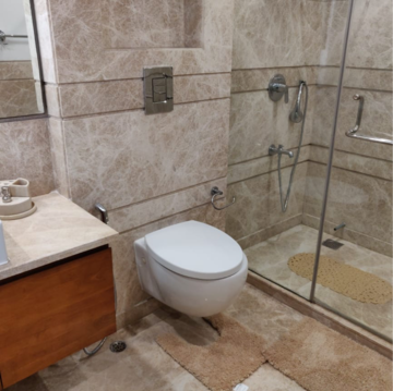 Bathroom in 3 BHK Builder Floor at Greater Kailash ii – for Rent