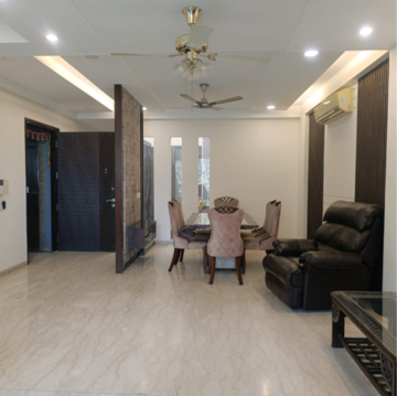 Living Room in 3 BHK Builder Floor at Kalkaji – for Rent
