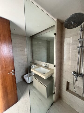 Bathroom in 3 BHK Apartment at One Hiranandani Park, Brahmand – for Rent