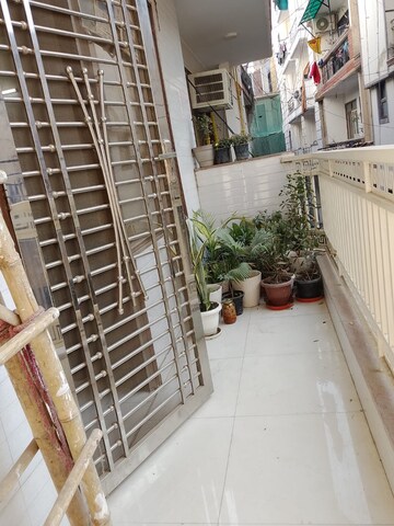 Balcony in 3 BHK Builder Floor at Freedom Fighters Enclave – for Rent