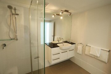 Bathroom in 2 BHK Apartment at Adarsh Rhythm, Panduranga Nagar – for Sale