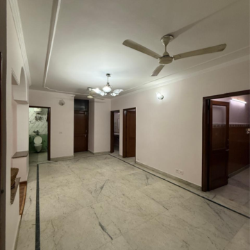 Living Room in 3 BHK Builder Floor at Kailash Colony – for Rent