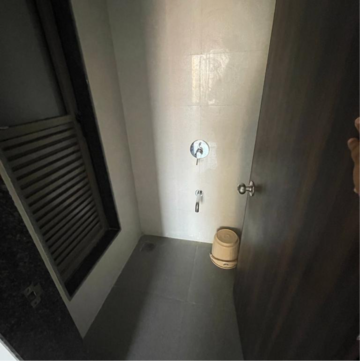 Bathroom in 1 BHK Apartment at Lodha Crown Quality Homes, Saket Complex – for Rent