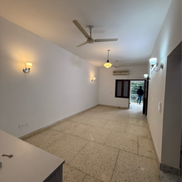 Living Room in 3 BHK Builder Floor at Greater Kailash I – for Rent