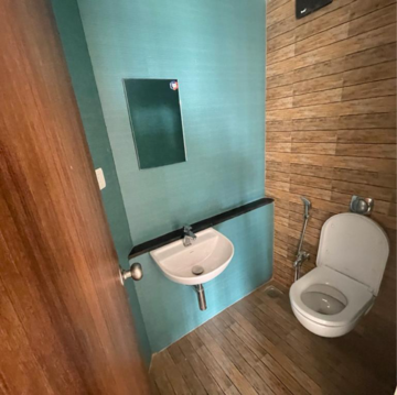 Bathroom in 1 BHK Apartment at Lodha Quality Home Tower 5, Saket Complex – for Rent