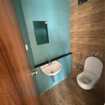 Bathroom in 1 BHK Apartment at Lodha Quality Home Tower 5, Saket Complex – for Rent