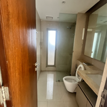 Bathroom in 2 BHK Apartment at Piramal Vaikunth Vyan, Ashok Nagar – for Rent