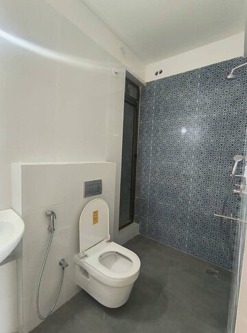 Bathroom in 2 BHK Apartment at Rajesh Raj Infinia, Malad West – for Rent