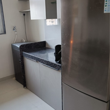 Kitchen in 2 BHK Apartment at Ashar Axis, Subhash Nagar – for Rent